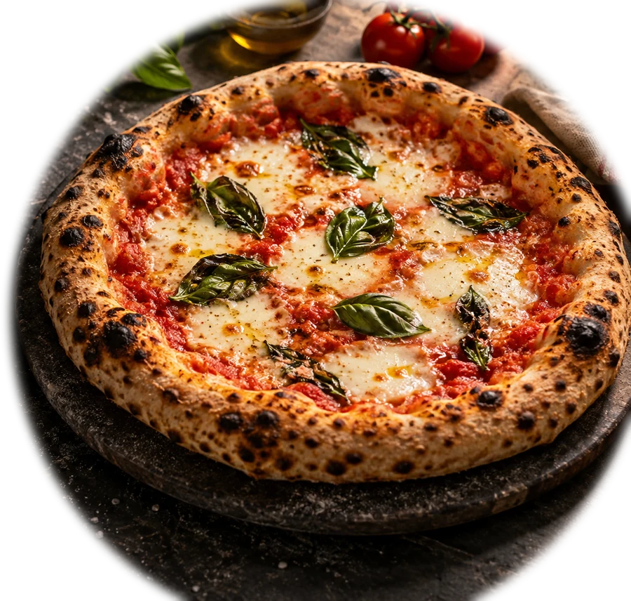 Pizza margherita signature Villa Del Parco
